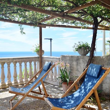 Villa Belvedere Amodeo - Terrace, Seaview, Wifi Conca dei Marini Dış mekan fotoğraf