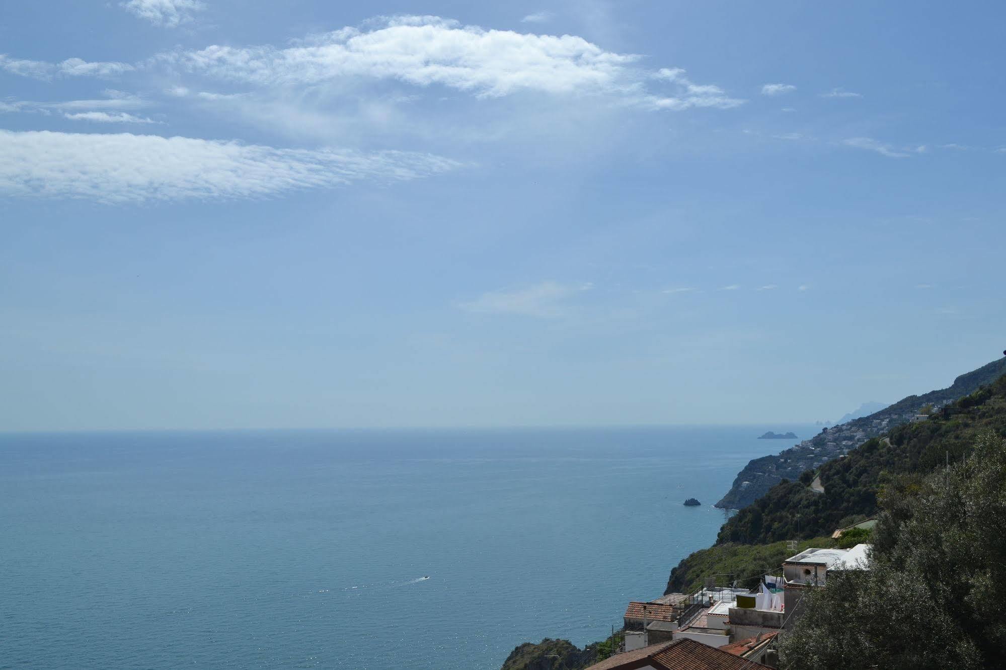 Villa Belvedere Amodeo - Terrace, Seaview, Wifi Conca dei Marini Dış mekan fotoğraf